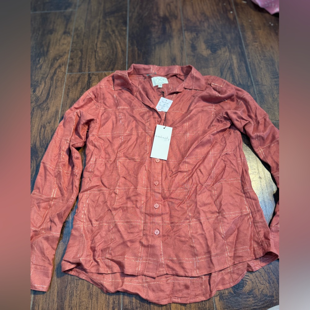 Rust Button-Up Shirt